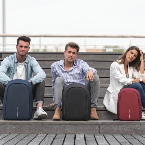 Bobby Hero Regular Αντικλεπτικό Σακίδιο,Μαύρο (Black)