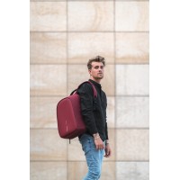 Bobby Hero Regular Αντικλεπτικό Σακίδιο, Κόκκινο (Red)