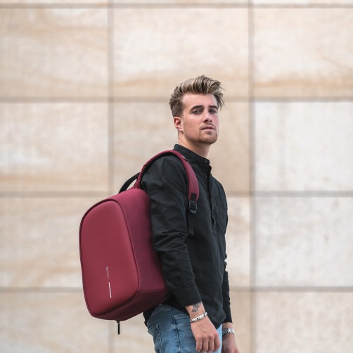 Bobby Hero Regular Αντικλεπτικό Σακίδιο, Κόκκινο (Red)