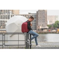 Bobby Hero Regular Αντικλεπτικό Σακίδιο, Κόκκινο (Red)