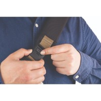 Bobby Sling Anti-Theft Crossbody backpack, Μαύρη (Black)
