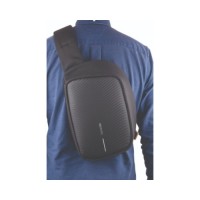Bobby Sling Anti-Theft Crossbody backpack, Μαύρη (Black)