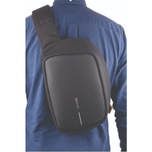 Bobby Sling Anti-Theft Crossbody backpack, Μαύρη (Black)