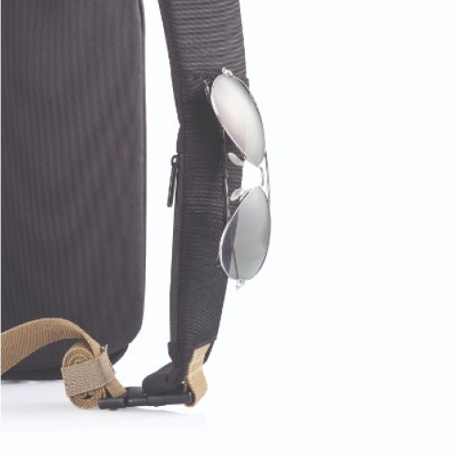 Bobby Sling Anti-Theft Crossbody backpack, Μαύρη (Black)