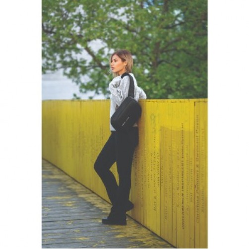 Bobby Sling Anti-Theft Crossbody backpack, Μαύρη (Black)