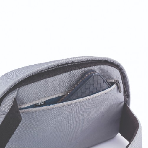 Bobby Sling Anti-Theft Crossbody backpack, Γκρι (Grey)