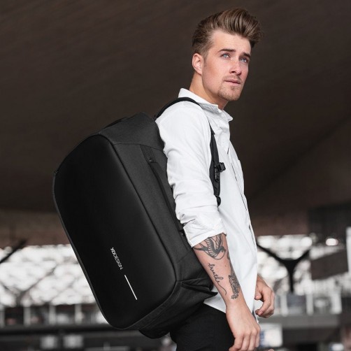 Bobby Duffle Αντικλεπτικό Σακίδιο Ταξιδιού, Μαύρο (Black)