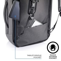 Bobby Duffle Αντικλεπτικό Σακίδιο Ταξιδιού, Μαύρο (Black)